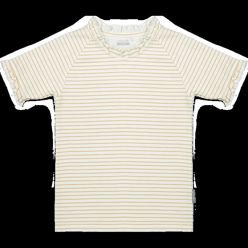 Vinrose Meisjes t-shirt - Egret VGS23SS040 - Maat 110/116 - Vinrose Meisjes t-shirt - Egret